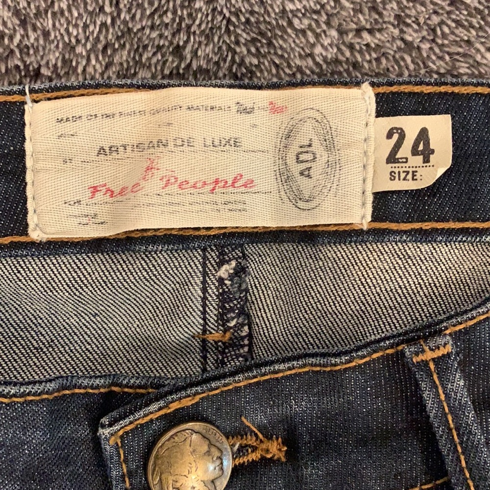 Free People Patchwork Jeans 24 - Picture 6 of 13